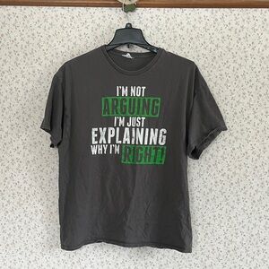 Delta Charcoal Cotton T-Shirt